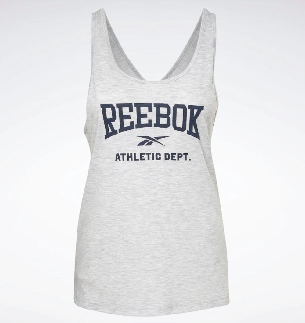 Reebok Supreme Workout Athletic Tank - Plus Size 2X - Heather Grey - NWT